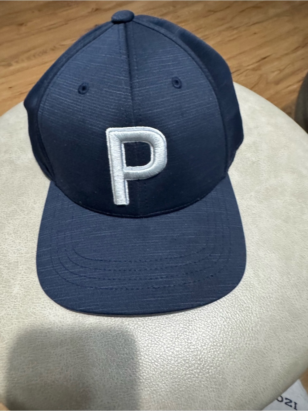 Puma Kids Navy Baseball Cap with White 'P' Patch